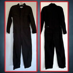 Madewell black signature coverall jumpsuit boiler 🌚🍄
